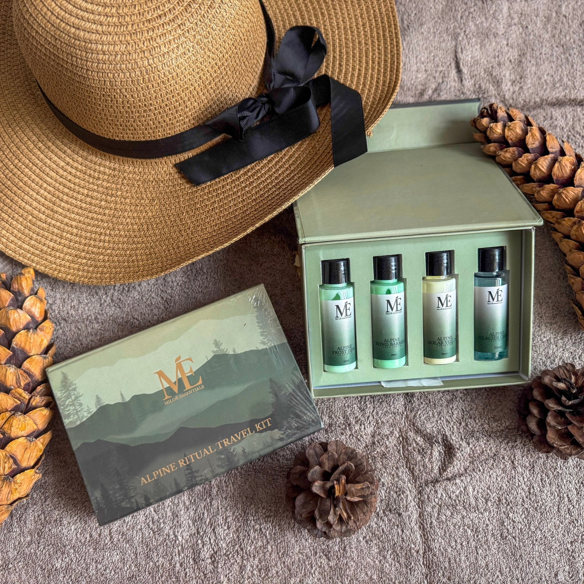 Alpine Travel Ritual - Protect. Hydrate. Glow at Glacier. - Miloe