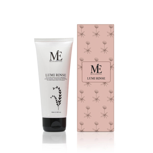 Lumi Rinse Face Wash – Soothing Cleanser with Rice Ferment & Centella Asiatica