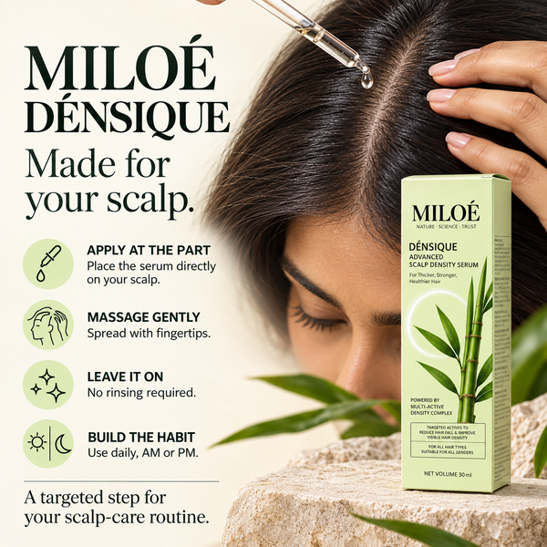 Miloé Dénsique Hair Growth Serum 30ml | Advanced Scalp Density with Redensyl & AnaGain