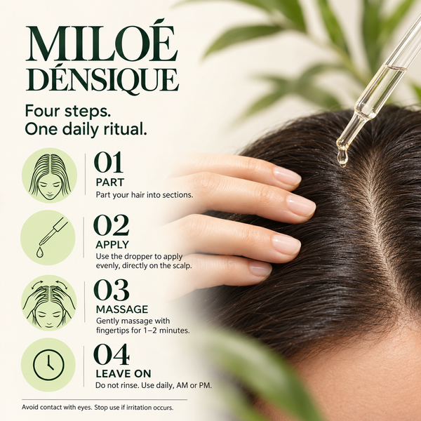 Miloé Dénsique Hair Growth Serum 30ml | Advanced Scalp Density with Redensyl & AnaGain