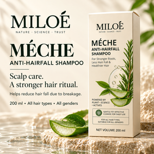 Miloé Méche Anti-Hairfall Shampoo 200ml | Caffeine, Niacinamide & Scalp Care