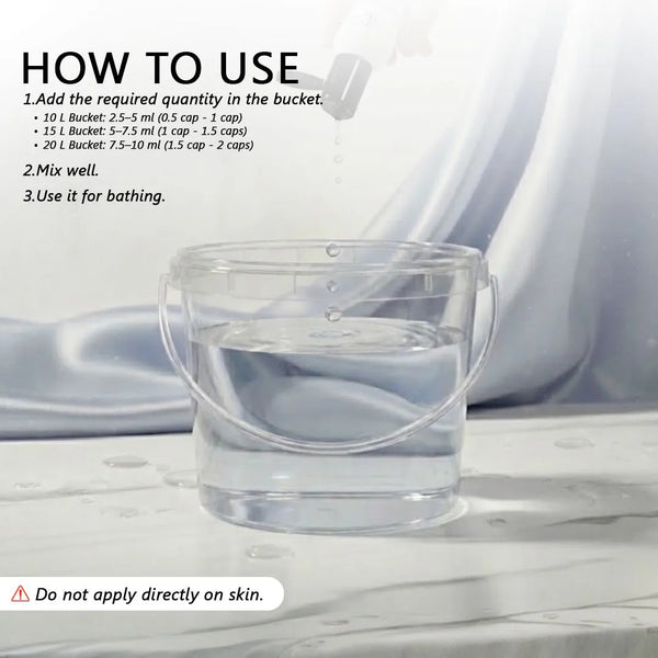 Velvaque Hard Water Treatment Drops | Softens & Protects Skin