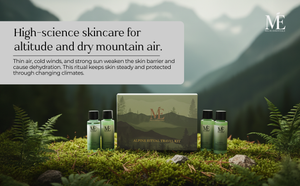 Alpine Travel Ritual - Protect. Hydrate. Glow at Glacier.