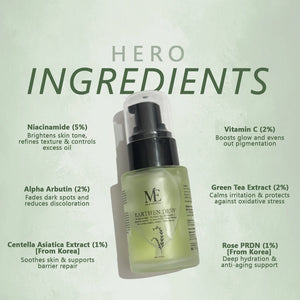 Earthen Dew Face Serum | Niacinamide & Arbutin for Skin Health