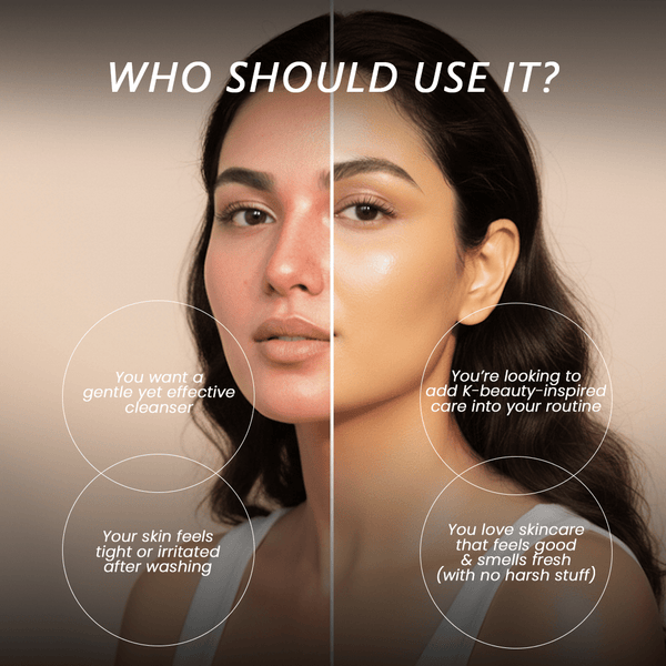 Refreshing morning and night cleanser