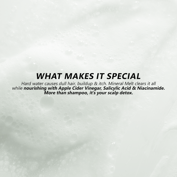 Mineral Melt Hard Water Shampoo - Miloe