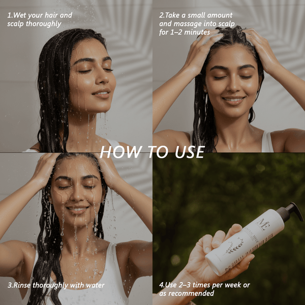 Miloé Mineral Melt Shampoo for hard water hair care