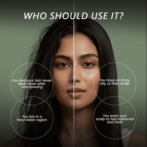 Deep cleansing shampoo for mineral buildup and oily scalp