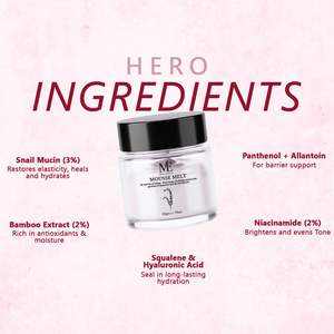 Mousse Melt Moisturizer with Snail Mucin, Bamboo & Squalane