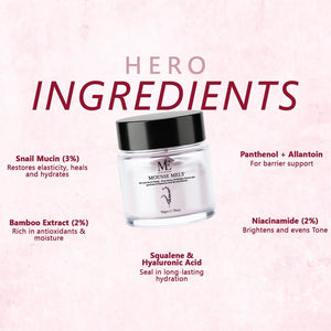 Mousse Melt Moisturizer | Lightweight Hydration & Skin Barrier Care - Miloe