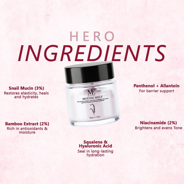 Mousse Melt Moisturizer | Lightweight Hydration & Skin Barrier Care - Miloe