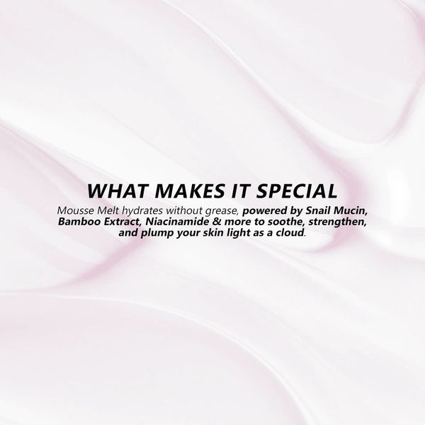 Mousse Melt Moisturizer | Lightweight Hydration & Skin Barrier Care - Miloe