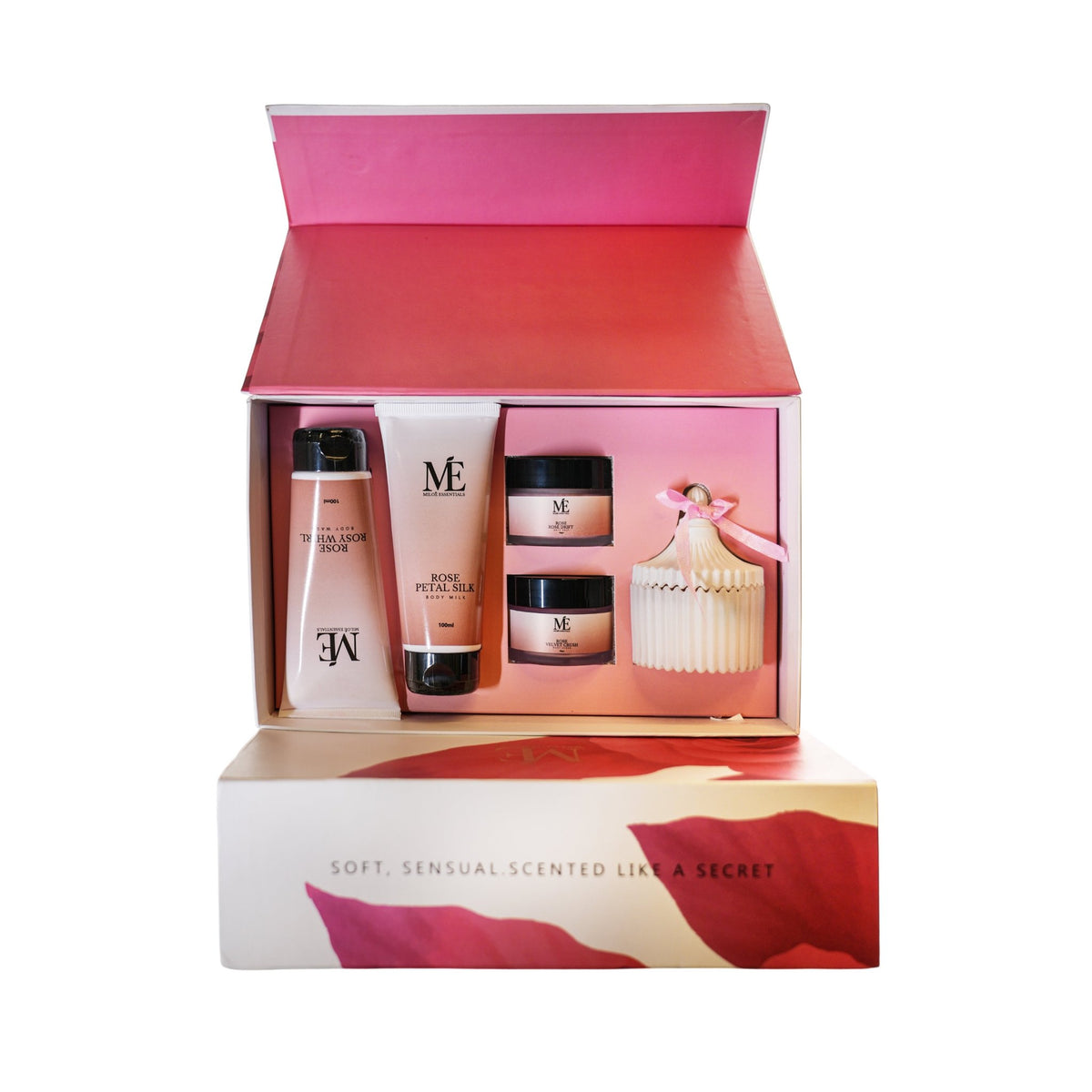 Rose Ritual Rose Bathing Ritual by Miloé | Soft, Sensual Self-Care Kit