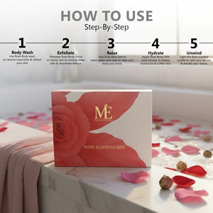 Rose Bathing Ritual - Soft, Sensual, Scented like a Secret - Miloe