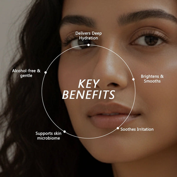 Skin Sync Toner | Hydrating & Balancing Toner with Snow Mushroom, Niacinamide & Green Tea - Miloe